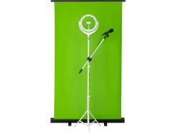 FTM Streaming Kit (Green Screen, Mikrofon, Tripod)