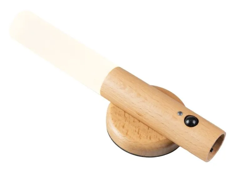 FTM Wandleuchte mit Lichtsensor, Hellbraun, 2 Stk.