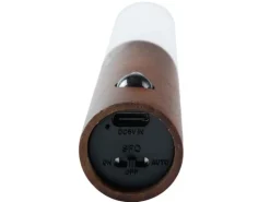 FTM Wandleuchte mit Lichtsensor, Dunkelbraun, 2 Stk.