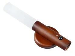 FTM Wandleuchte mit Lichtsensor, Dunkelbraun, 2 Stk.
