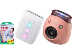 Fujifilm Fotokamera Instax Pal inkl. mini Link 3 und Film Pink