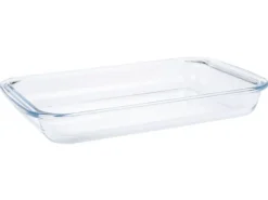 FURBER Auflaufform Glas, 3 L, Eckig