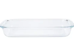 FURBER Auflaufform-Set Glas, 3 Stück, Eckig