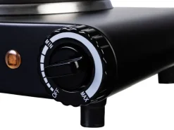 FURBER Doppelkochplatte Schwarz, 1500 W / 1000 W