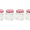 FURBER Einmachglas 75 ml, 4 Stück