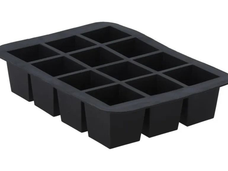 FURBER Eiswürfelform Eckig, klein Schwarz