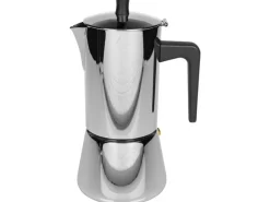 FURBER Espressokocher Chicchi 6 Tassen, Silber