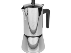 FURBER Espressokocher Chicchi 6 Tassen, Silber