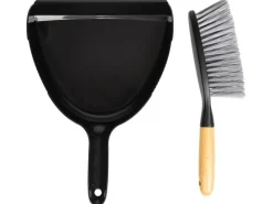 FURBER Kehrgarnitur Bambus, Schwarz