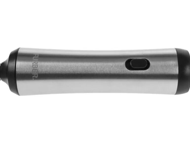 FURBER Milchschäumer USB-C mit Standfuss, Edelstahl