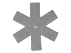 FURBER Pfannenschutz 6 Stück, Grau