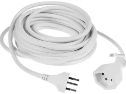 FURBER.power Verlängerungskabel T13-T12 10 m Weiss
