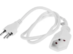 FURBER.power Verlängerungskabel T13-T12 0.5 m Weiss