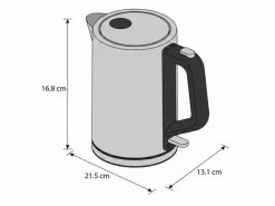 FURBER Wasserkocher Premium 1 l, Edelstahl