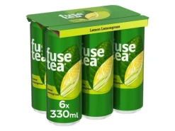 Fusetea Black Ice Tea Lemon 6 x 0.33 l