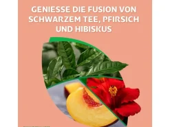 Fusetea Black Ice Tea Peach-Hibiscus 6 x 0.5 l