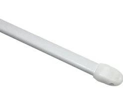 Gardinia Vorhangstange flachoval, 30-50 cm 2 Stück, Weiss