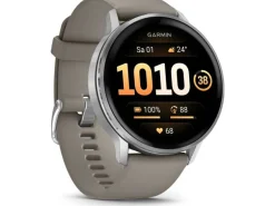 GARMIN GPS-Sportuhr Venu 4 - 45 mm Silbergrau