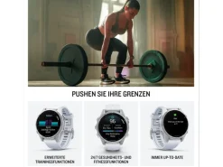 GARMIN Sportuhr Fenix 8 AMOLED, 43 mm Weiss