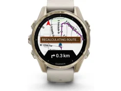 GARMIN Sportuhr Fenix 8 AMOLED Sapphire, 43 mm Beige
