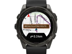 GARMIN Sportuhr Fenix 8 AMOLED Sapphire, 51 mm Dunkelgrau