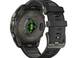 GARMIN Sportuhr Fenix 8 AMOLED Sapphire, 47 mm Schwarz/Titan