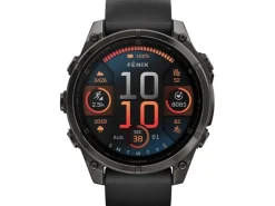 GARMIN Sportuhr Fenix 8 AMOLED Sapphire, 47 mm Schwarz/Titan