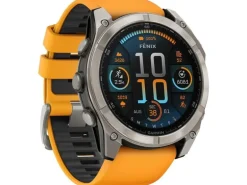 GARMIN Sportuhr Fenix 8 AMOLED Sapphire, 51 mm Orange