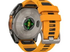 GARMIN Sportuhr Fenix 8 AMOLED Sapphire, 51 mm Orange