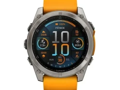 GARMIN Sportuhr Fenix 8 AMOLED Sapphire, 51 mm Orange