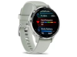 GARMIN Sportuhr Venu 3S Salbeigrau / Silber