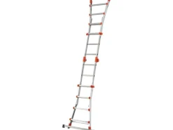 GIERRE Teleskopleiter Aluminium gebördelt 4x4 Stufen