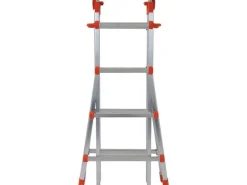 GIERRE Teleskopleiter Aluminium gebördelt 4x4 Stufen