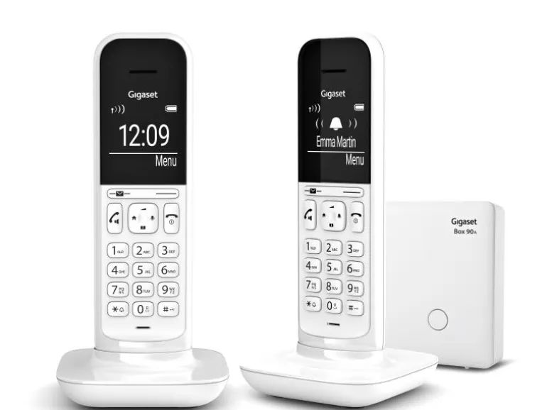 Gigaset Schnurlostelefon CL390A Duo Tundra White