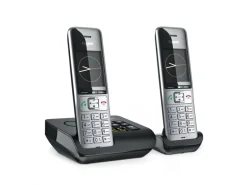 Gigaset Schnurlostelefon Comfort 500A Duo Schwarz/Silber