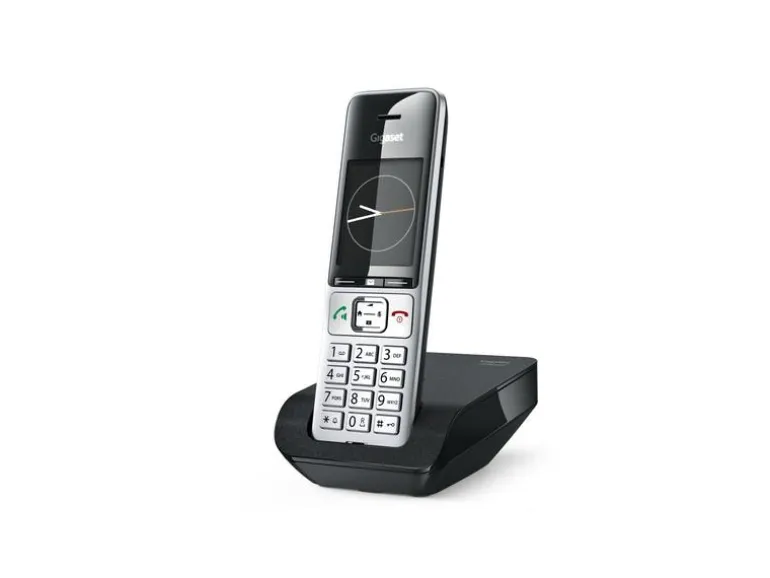 Gigaset Schnurlostelefon Comfort 500 Schwarz/Silber