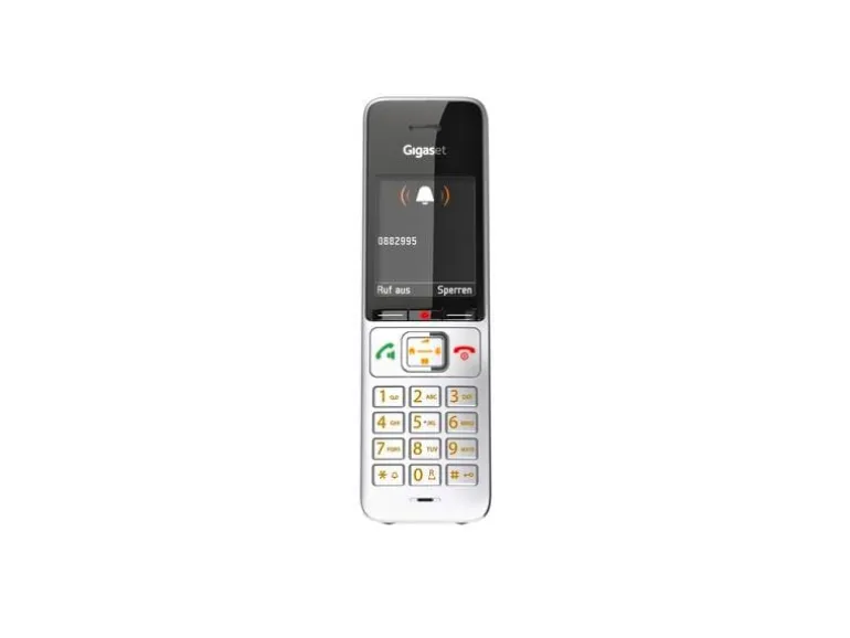 Gigaset Schnurlostelefon Comfort 500 Schwarz/Silber