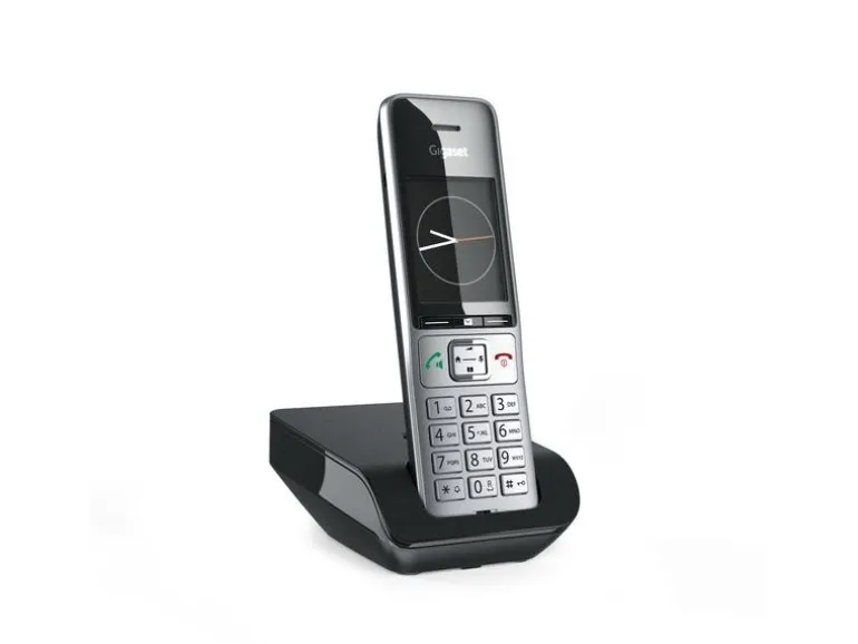 Gigaset Schnurlostelefon Comfort 500 Schwarz/Silber