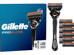 Gillette Herrenrasierer Gillette Fusion5 Proglide 10er + Handstück