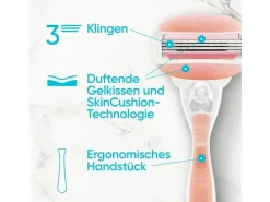 Gillette Venus Damenrasierer ComfortGlide Spa Breeze 4er + Handstück