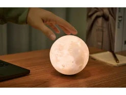 Gingko LED Stimmungslicht LunaSpin Mini Braun