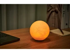 Gingko LED Stimmungslicht LunaSpin Mini Braun