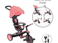 GLOBBER Dreirad Trike Explorer 4 in 1 Pink