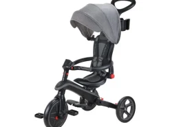 GLOBBER Trike Explorer Foldable 4 in 1, Schwarz/Grau