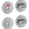 GLUTZ WC-Rosettengarnitur Topaz 5332 C Silber