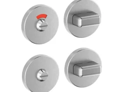 GLUTZ WC-Rosettengarnitur Topaz 5332 C Silber