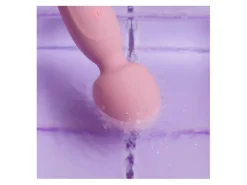 Good Vibes Only Doppelseitiger Wand Vibrator Soft Silicone Rosa Rosa