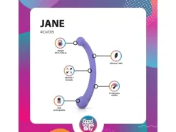 Good Vibes Only Doppelter Vibrator Jane Lila Lila