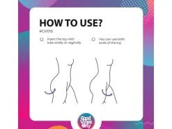 Good Vibes Only Doppelter Vibrator Jane Lila Lila