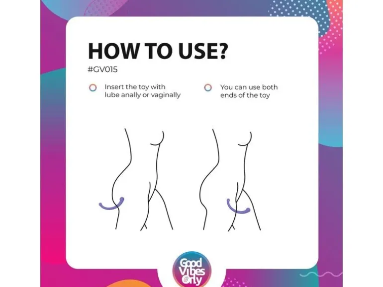 Good Vibes Only Doppelter Vibrator Jane Lila Lila